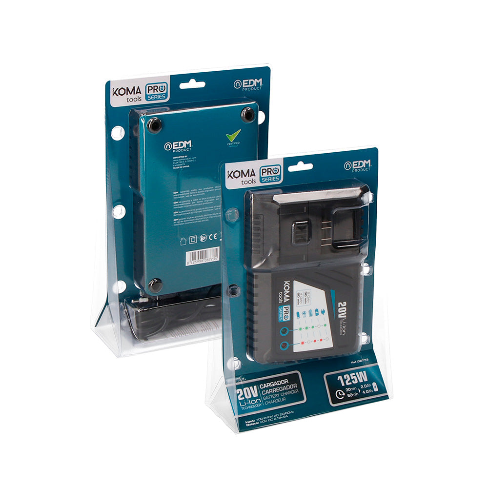 Carregador rápido de bateria KOMA TOOLS 125w