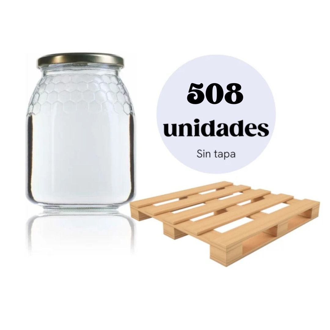 Tarro De Miel 1kg Celdillas Ancha - Pale 508ud. (Sin Tapas)