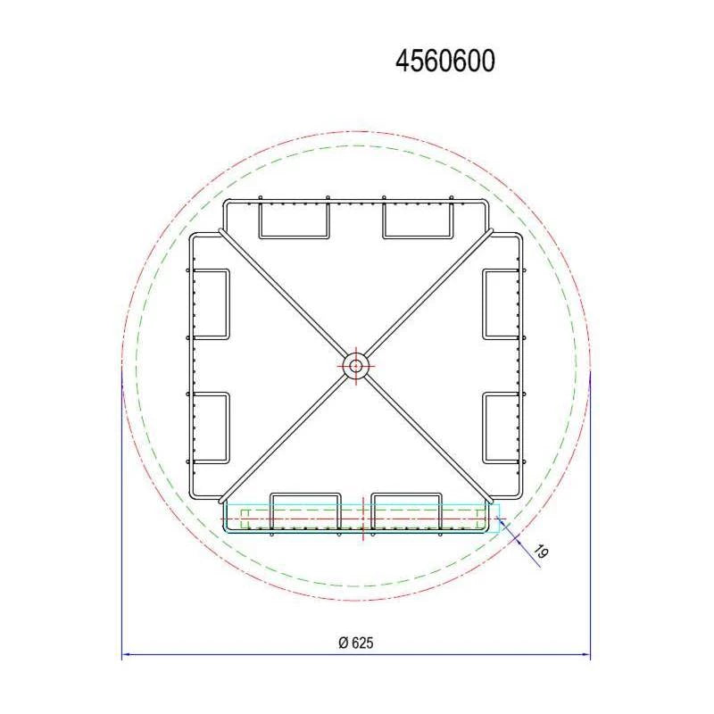 Extractor Tangencial Motorizado 4F FALCO