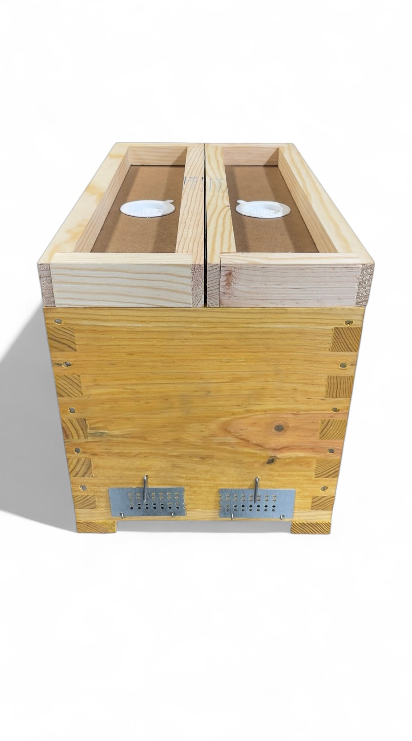 Nucleo Madera 3+3 Cuadros Langstroth x4 Piqueras x2 Entretapas Altas