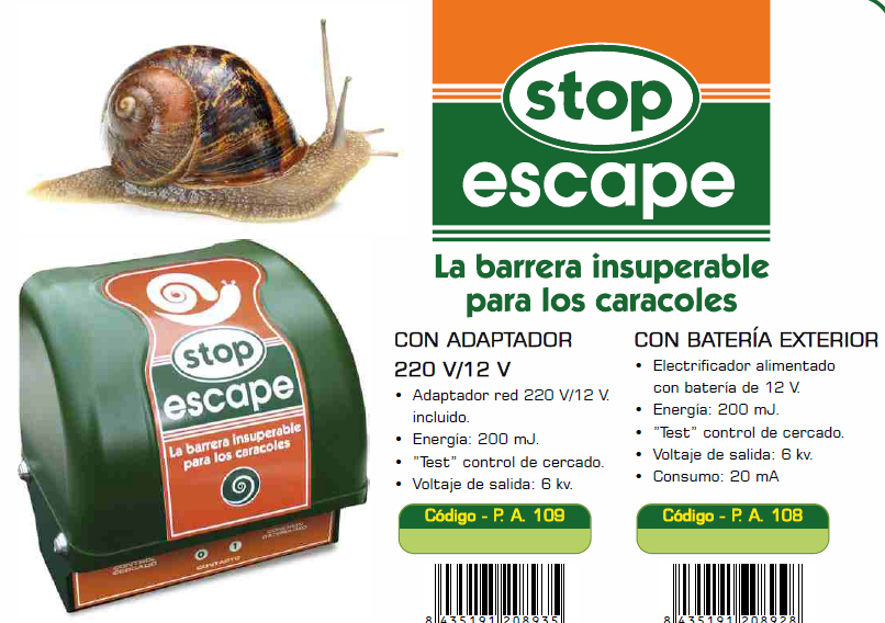 Caracol Pastor Com Código De Bateria Externa - PA 108