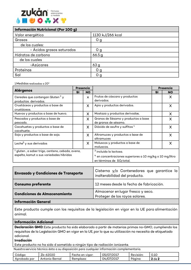 Misfluctor apicultor Zukan Bidón 250kg