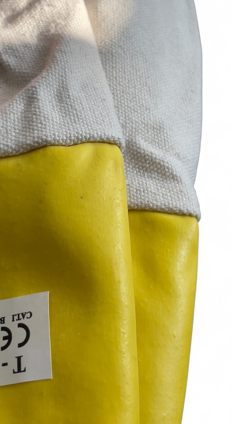 Guantes de látex rugoso