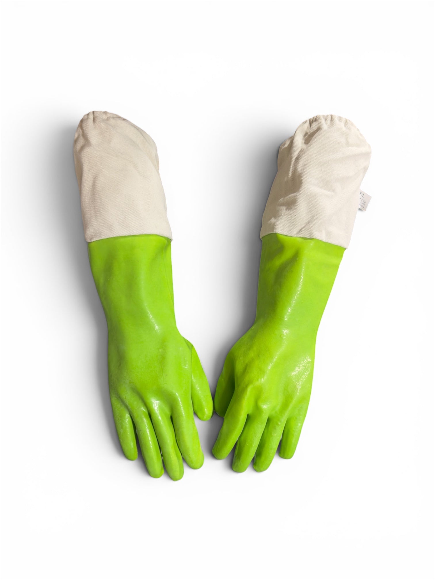 Guantes de látex verde