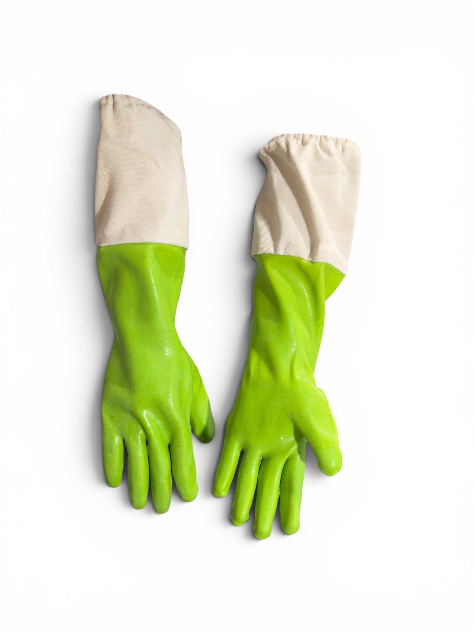 Guantes de látex verde