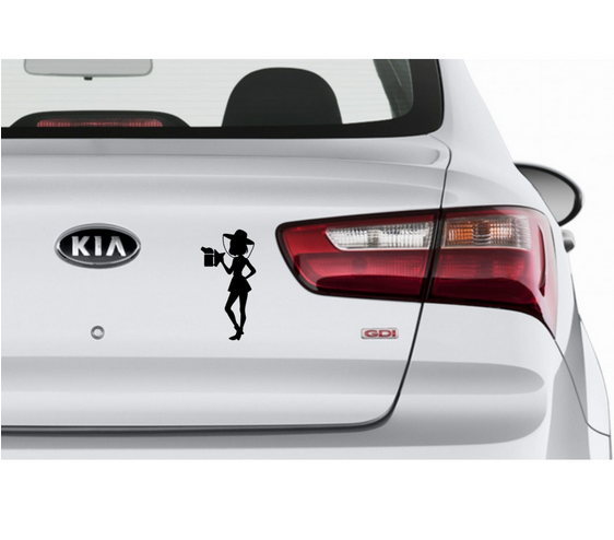 Beekeeper vinyl 14 x 7 cm