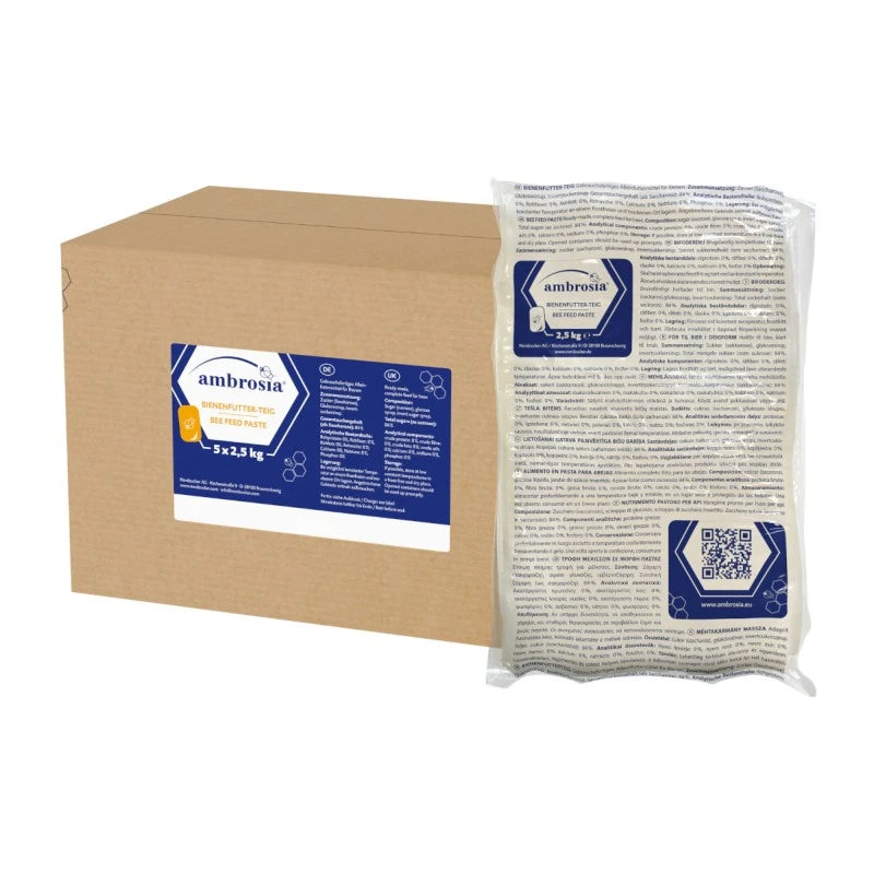 Caixa de apipasta com vitaminas 15kg (saco de 2,5kg)