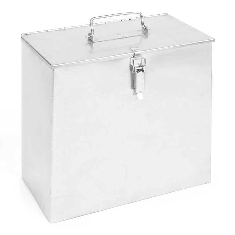 Galvanized box for smokers