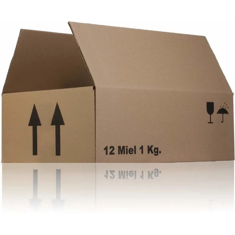 Pote de mel de célula larga de 1 kg