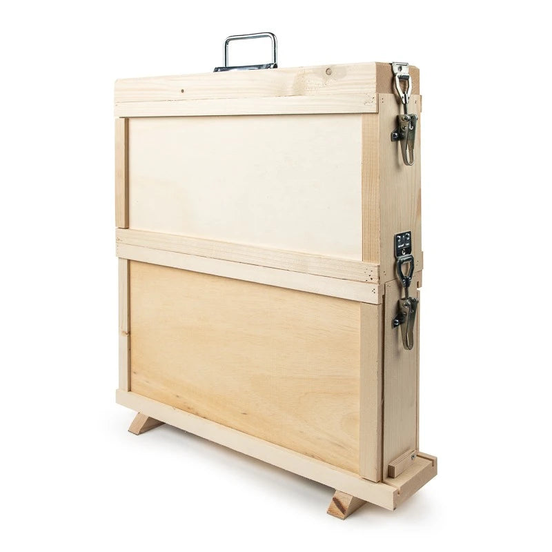 Colmeia de observação Langstroth com super