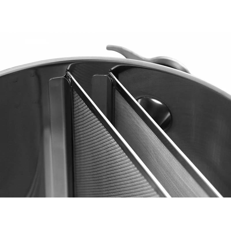 Round honey decanter with prefilter and filter 25kg