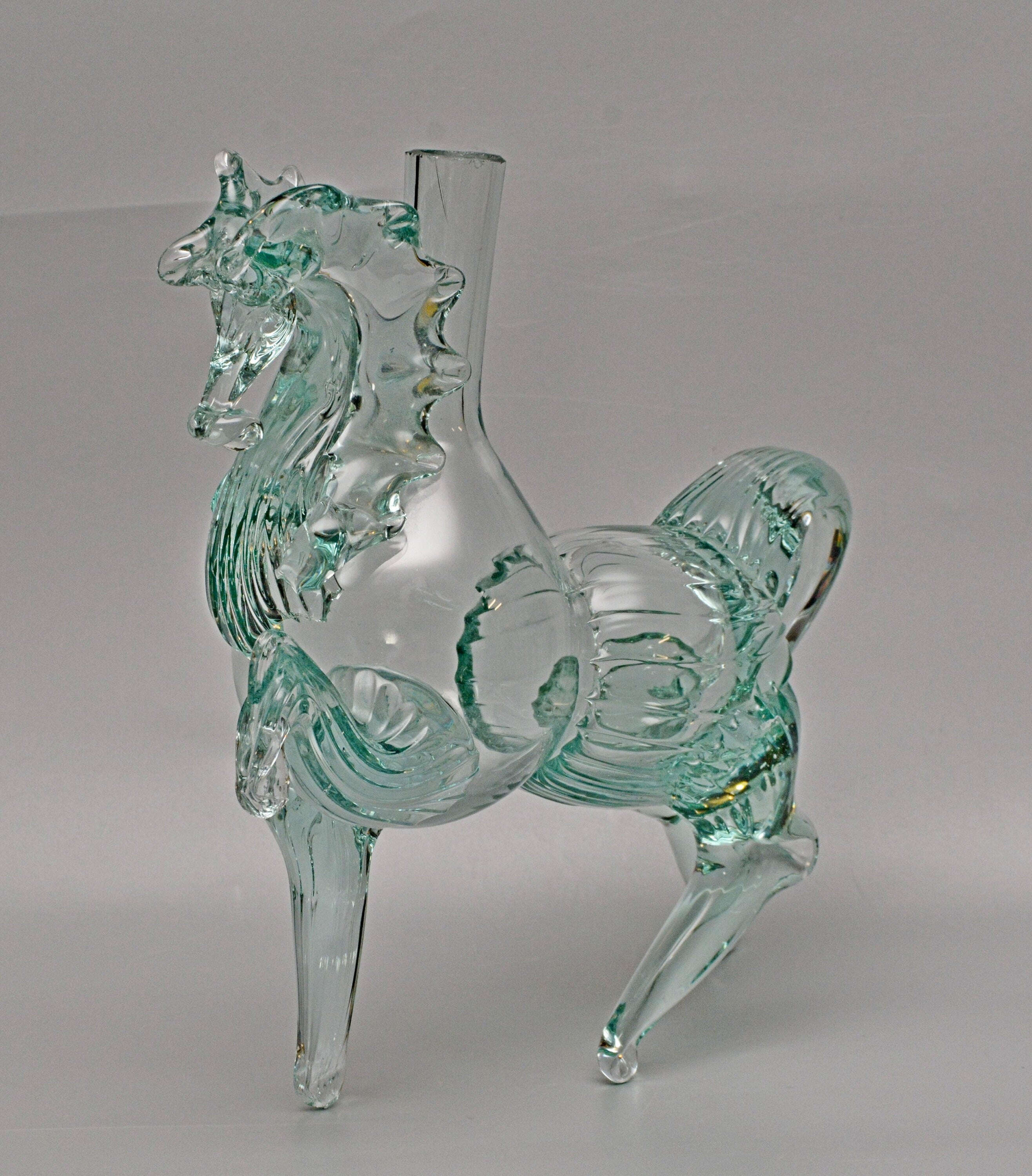 Horse glass bottle 70cl