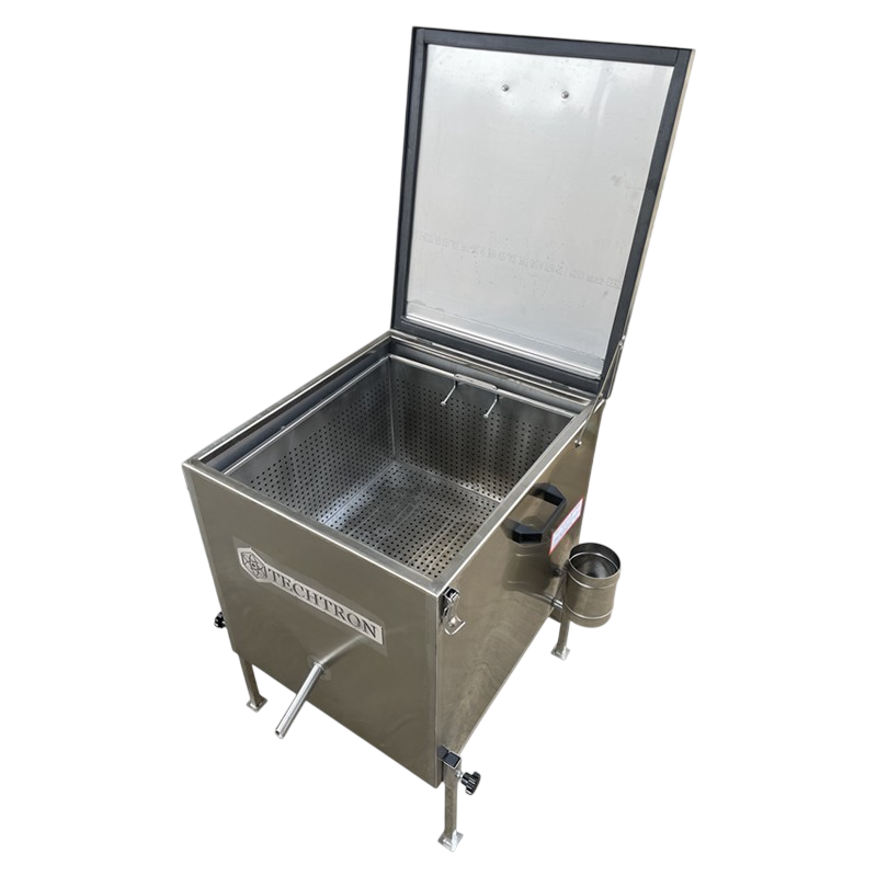 185L round stainless steel boiler for wax + Steam generator