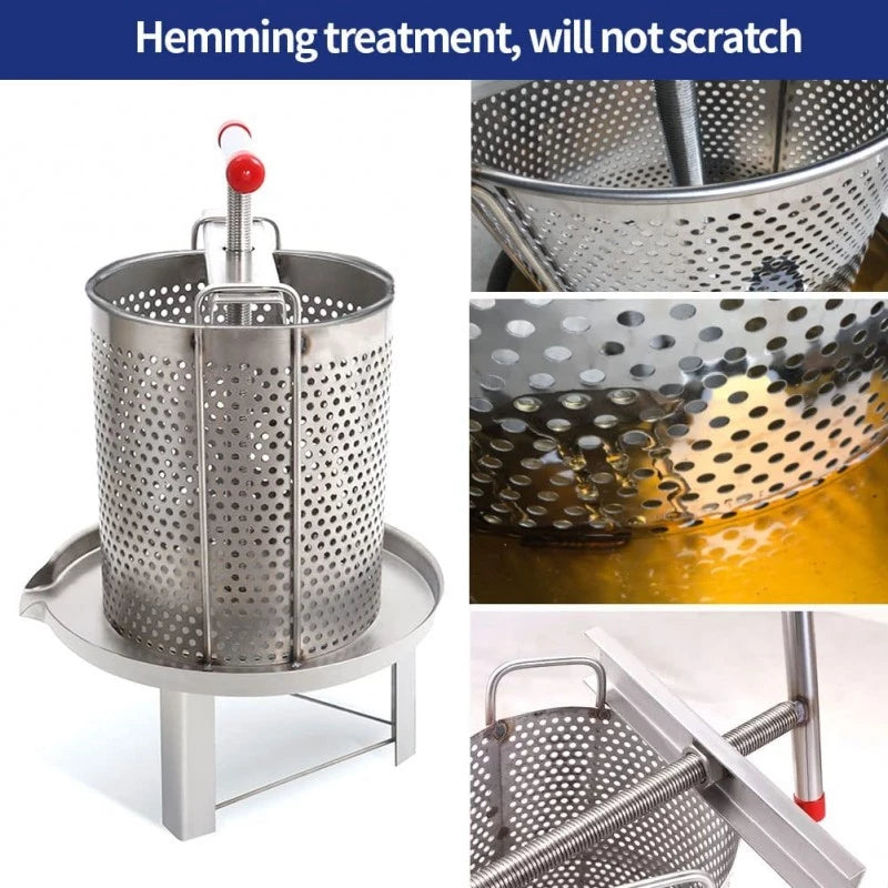 Economical press for operculums