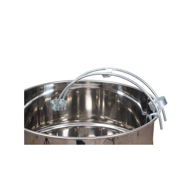 Stainless steel support for 50 (2") hose