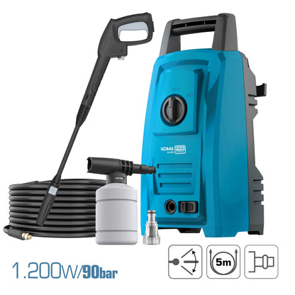 Hidrolimpiadora 1.200w 90 BAR KOMA TOOLS