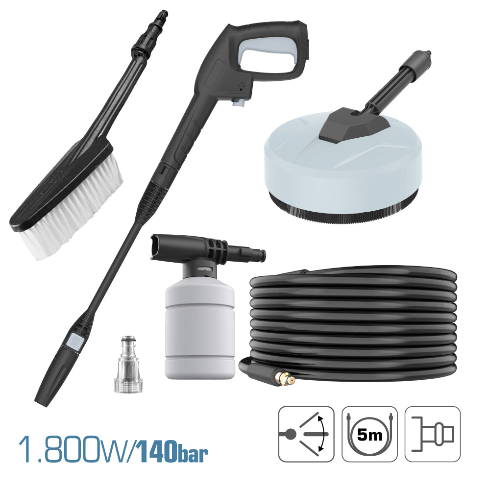 Pressure washer 1,800w 140 BAR KOMA TOOLS 