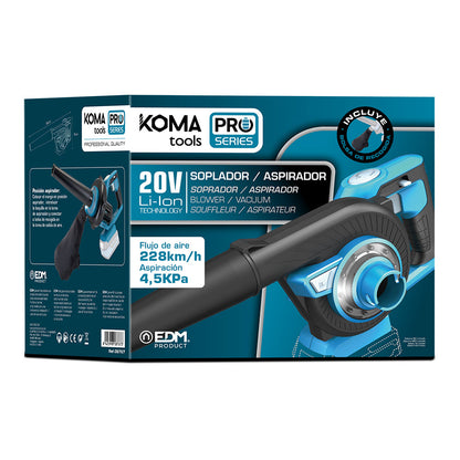 Aspirador/Soplador 20v KOMA TOOLS