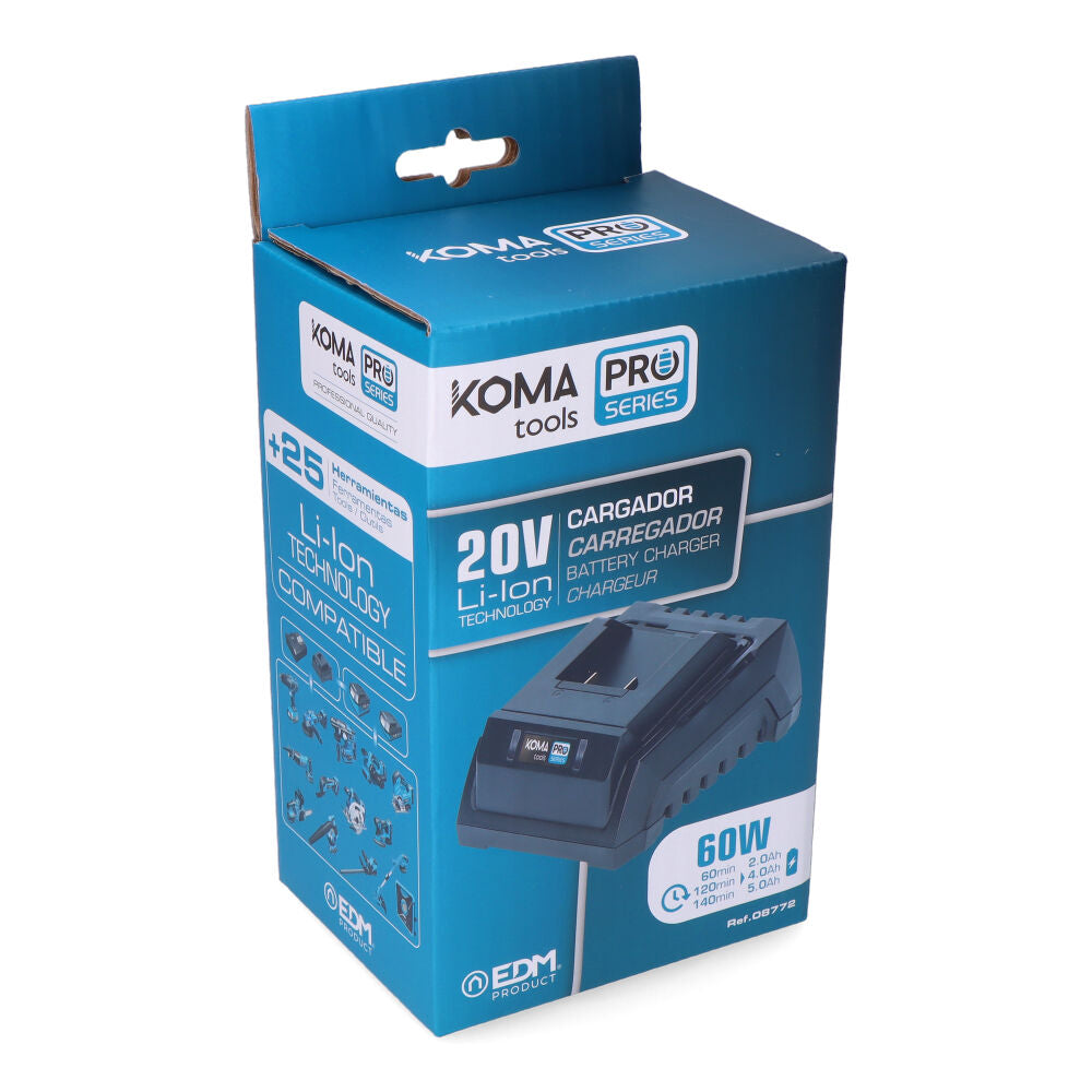 Cargador de bateria 60w KOMA TOOLS