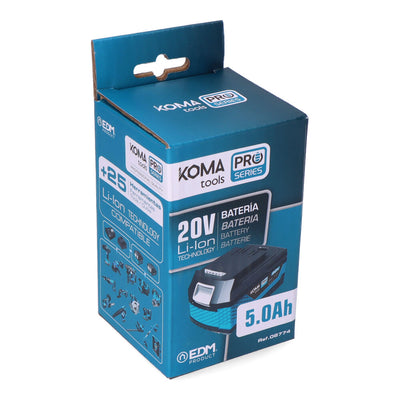 Bateria de íons de lítio KOMA TOOLS 20v 5.0a