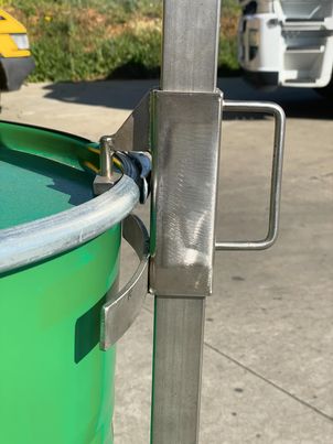 Stainless Steel Bottle Cage Trolley.