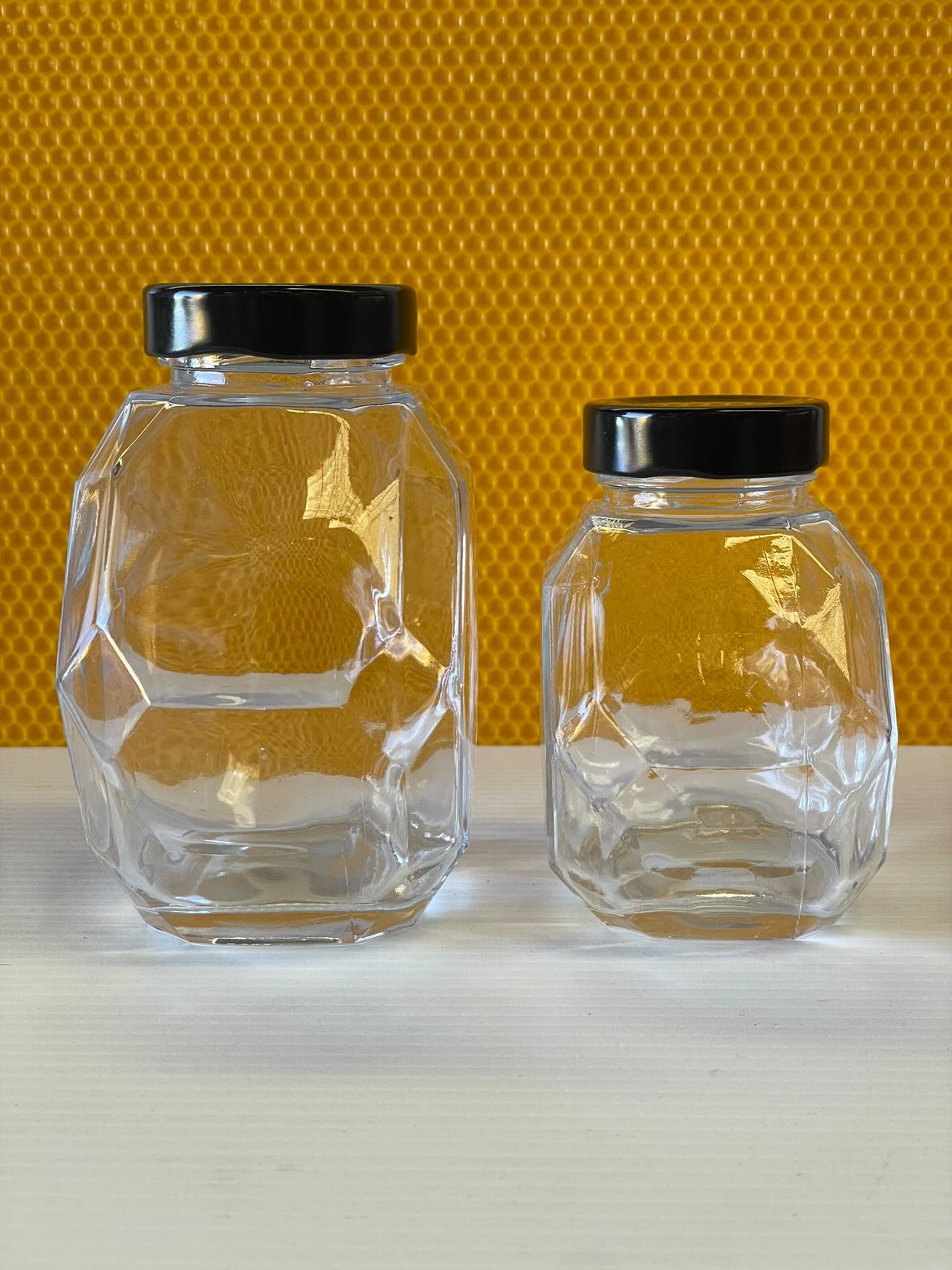 Honey Jar 1kg Wide Cells