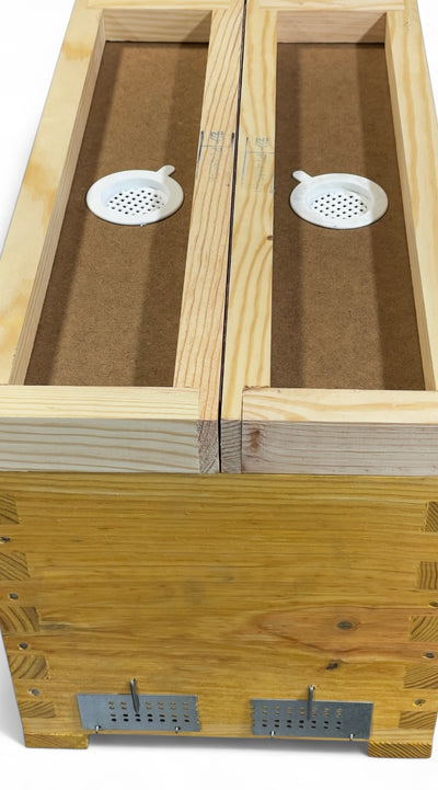 Nucleo Madera 3+3 Cuadros Langstroth x4 Piqueras x2 Entretapas Altas