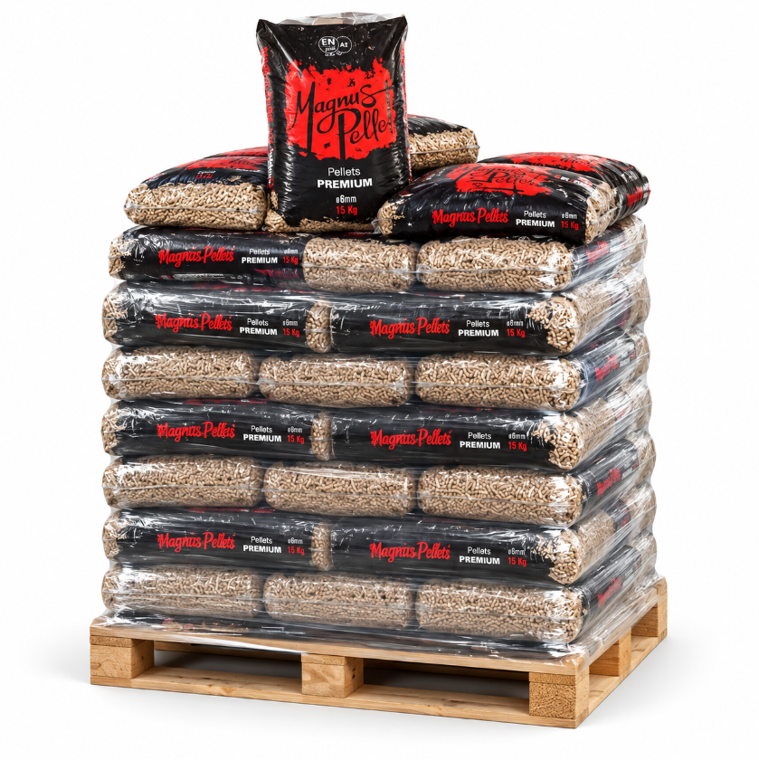 Palet Pellets Premium 70und. Magnus Pellets / Biovegamasa (Envío Toda España)
