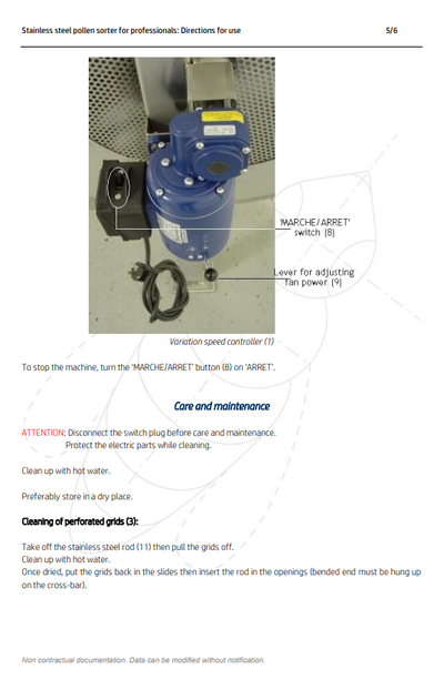 THOMAS professional pollen cleaner