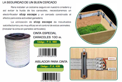 Fita Caracol Especial 100m + Fita Isoladora