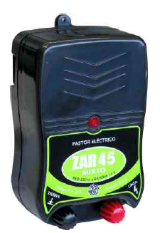 Pastor Modelo ZAR-45. Mixto 12 V. Batería Exterior o 220 V. Código P. A. 177