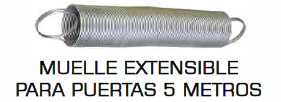 MUELLE EXTENSIBLE PARA PUERTAS 5 METROS