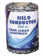 HILO CONDUCTOR BLANCO-NEGRO