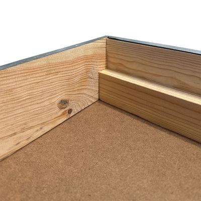 Tapa Metálica Forrada con Madera para Colmenas Langstroth y Dadant