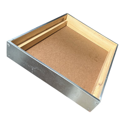 Tapa Metálica Forrada con Madera para Colmenas Langstroth y Dadant