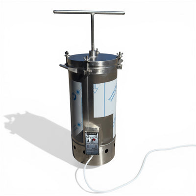 Fundidor de Cera a Vapor con Prensa - Luz o Gas + Hornillo Incluido