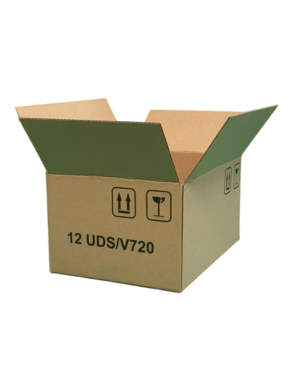 Caja De Cartón Para 12 Tarros V720