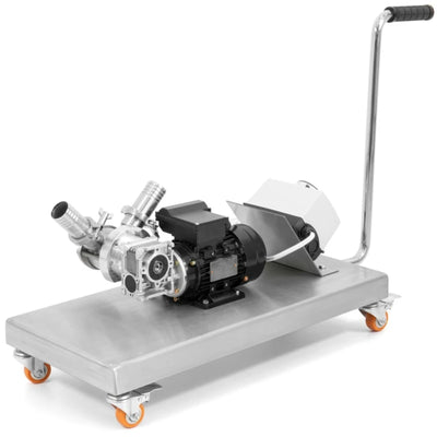 Bomba de miel 550 Kg/h con carro - monofásica, velocidad fija