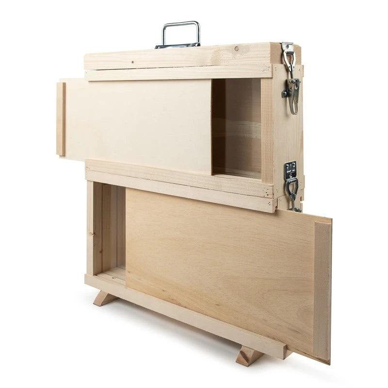 Colmeia de observação Langstroth com super