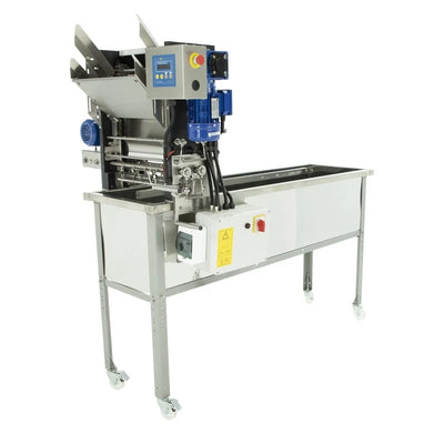 Automatic uncapping machine with Langstroth/Dadant bucket W2096000E
