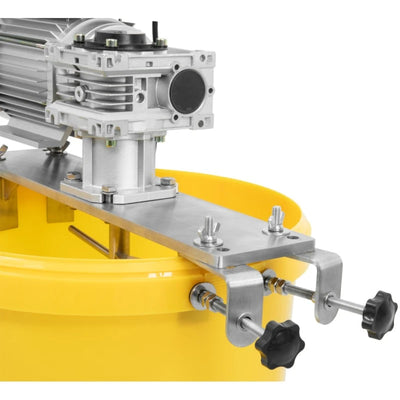 Honey mixer adaptable to Bienomat buckets