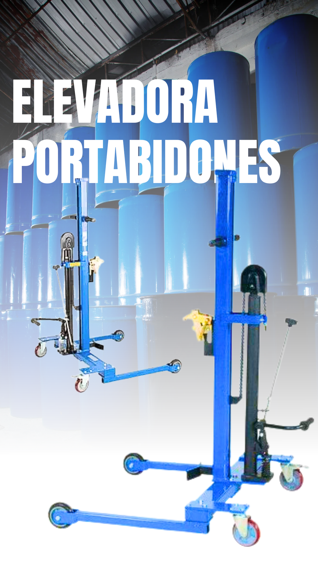 Elevadora Portabidones