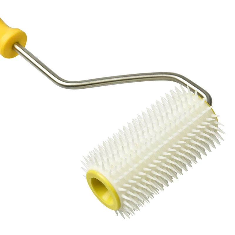 Plastic spiked roller